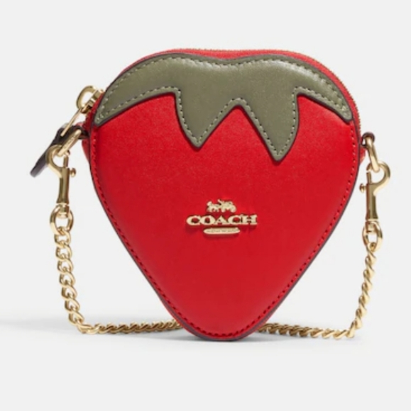 Strawberry Coin Case - Picture 1 of 3